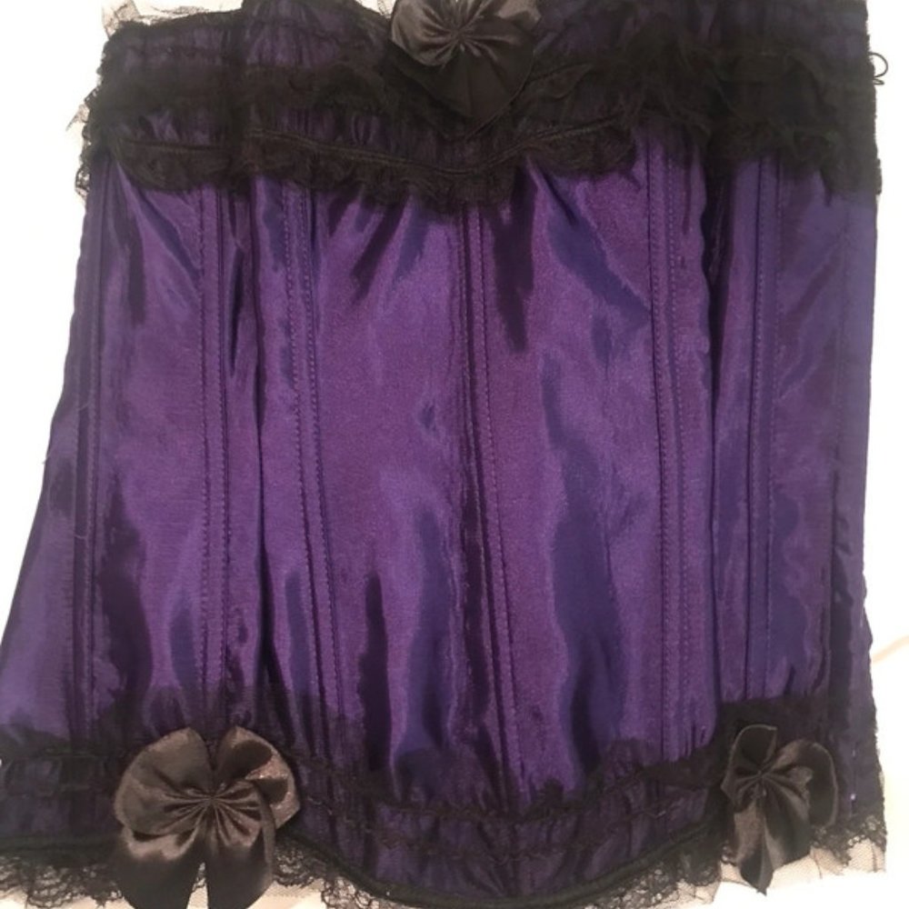 Purple corset